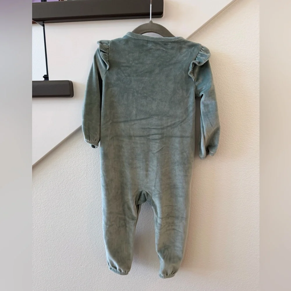 NWOT Carter's Soft Teal Cozy Footie